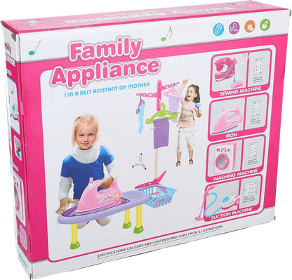 Electric washing machine  iron set