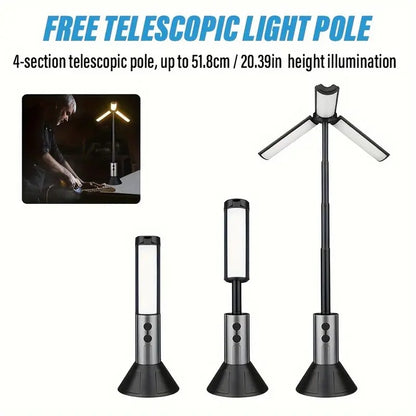Multi-Functional Camping Telescopic Light